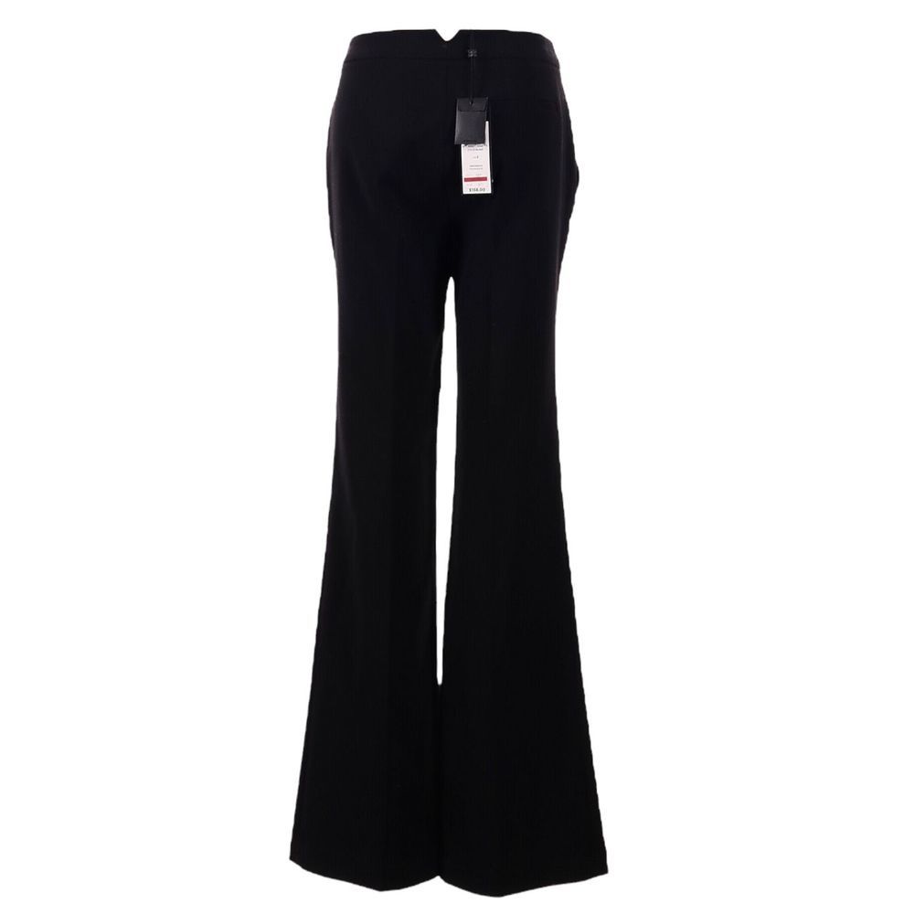 BCBG Flare Leg Black Pants - go from business to festival - Picture 5 of 9